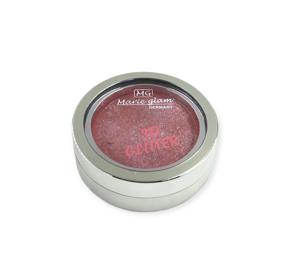 Marie Glam, Glitter Eye Glitter, - 3D Pink