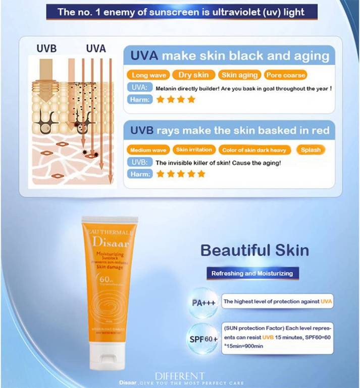 ديسار, كريم مرطب, معا واقي شمس, بدرجة 60+SPF