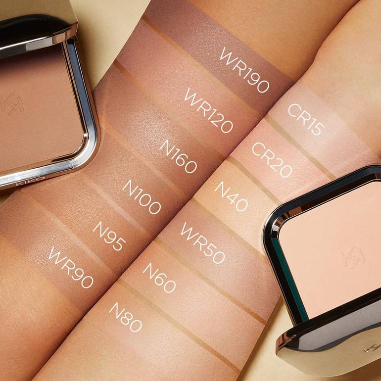 Kiko, Powder Foundation, Whiteless Perfection, - N80 Natural