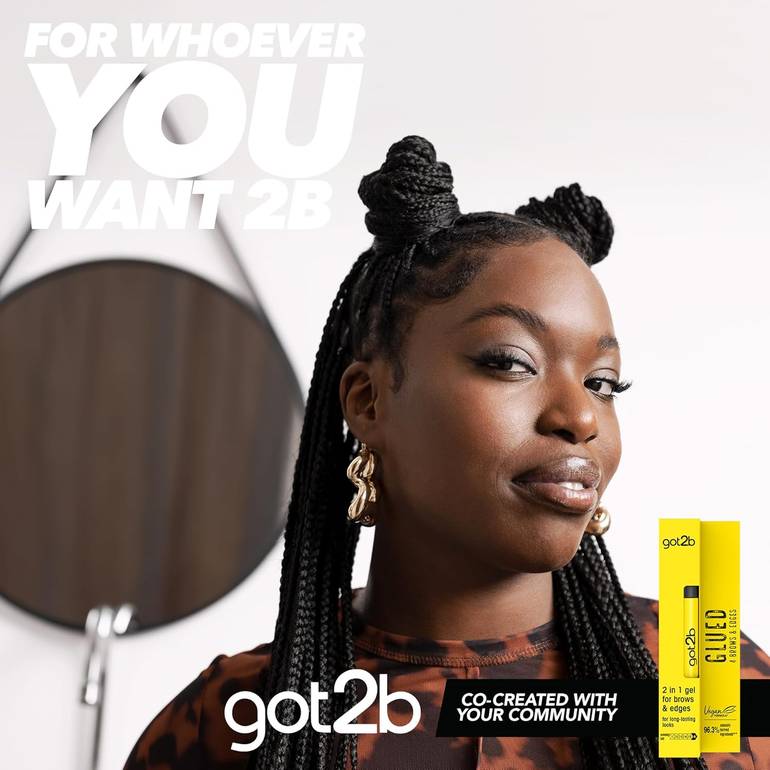 Gat 2 Be, Strong Hold Gel for Eyebrows and Flyaways, 16 ml