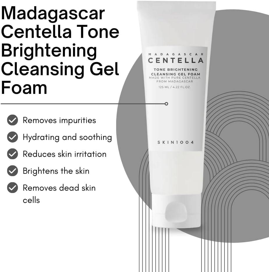 Skin 1004, Facial Cleansing Foaming Gel, Centella, 125ml