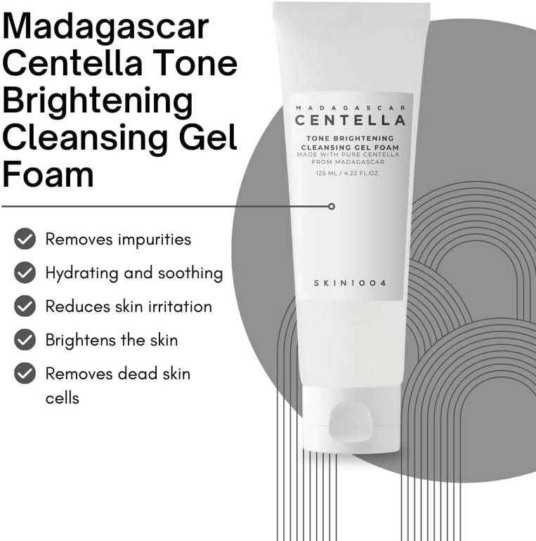 Skin 1004, Facial Cleansing Foaming Gel, Centella, 125ml