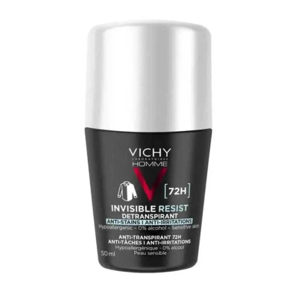 Vichy Homme Invisible Resist Anti-Perspirant 72H Roll – 50 ml
