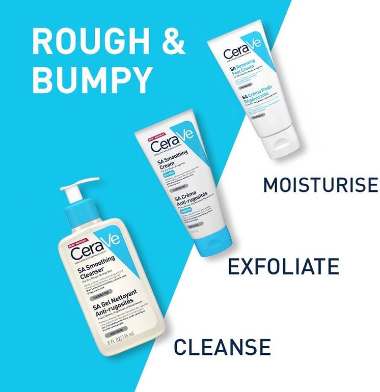CeraVe, Smoothing Cleansing Gel, for Skin, Anti-Roughness, 473 ml