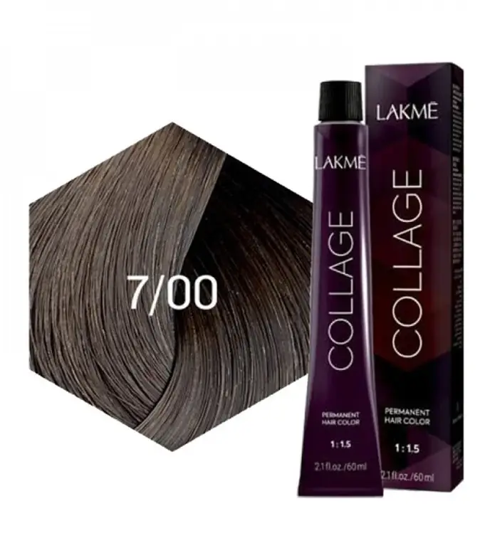 Lakme Collage Hair Dye - 7/00 Medium Blonde