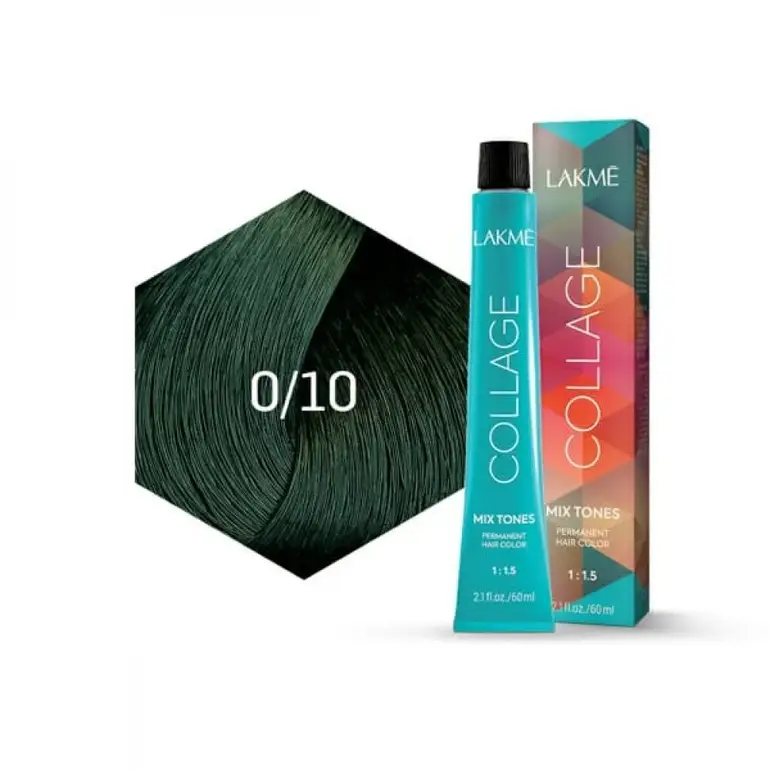 Lakme, Hair Dye, Collage, - 0/10 Green