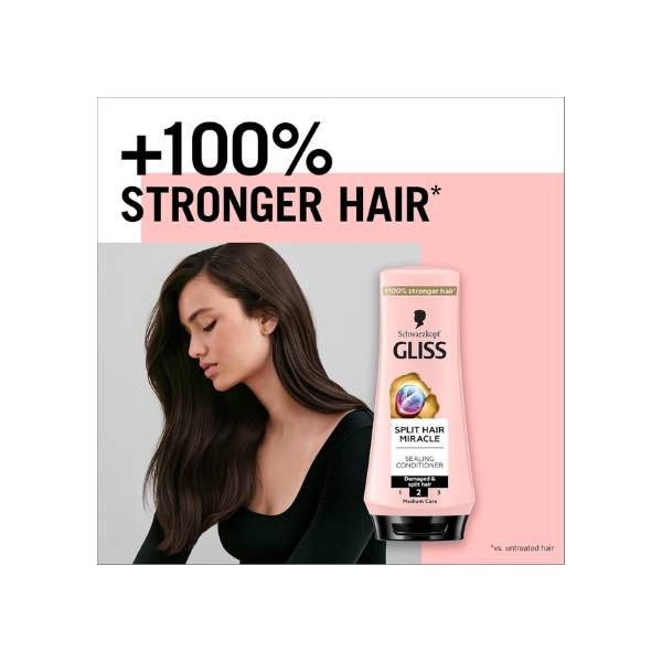 Schwarzkopf, Gliss Miracle Conditioner for Brittle Hair, 360ml