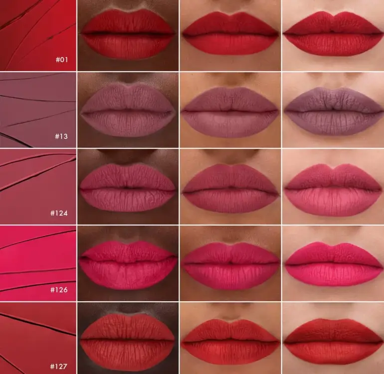 Sephora, Lipstick Collection, Moving Lights Cream Lip Stain, - 5 pieces