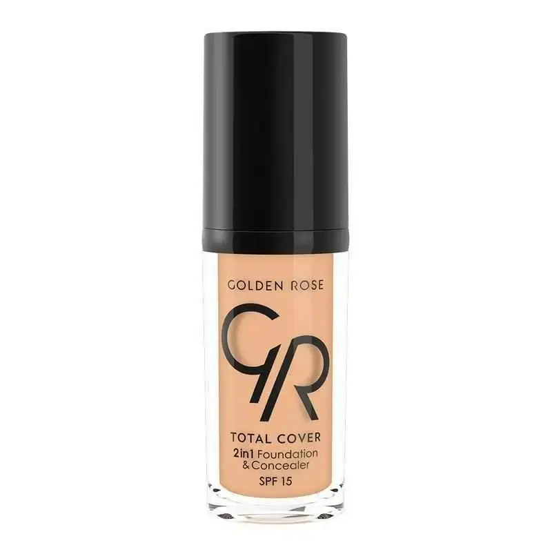 Golden Rose, Foundation and Concealer, 2-in-1 - 07 Natural