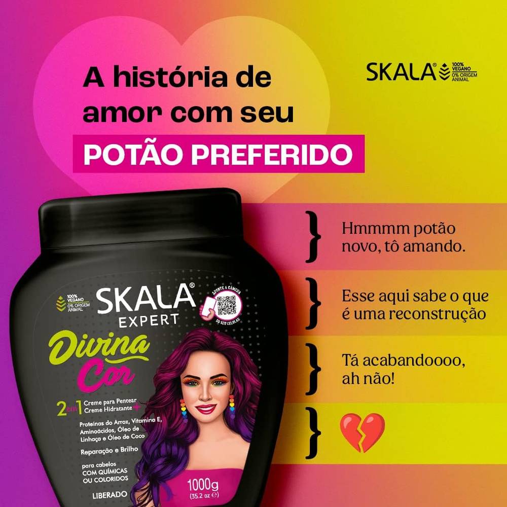 SKALA Creme Skala Divina Cor 1Kg
