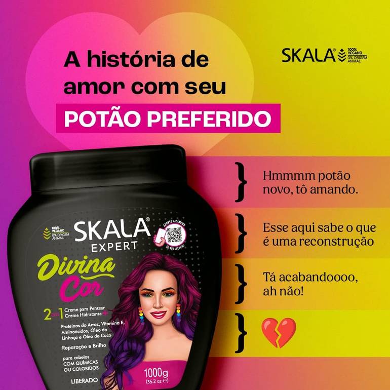 SKALA Creme Skala Divina Cor 1Kg