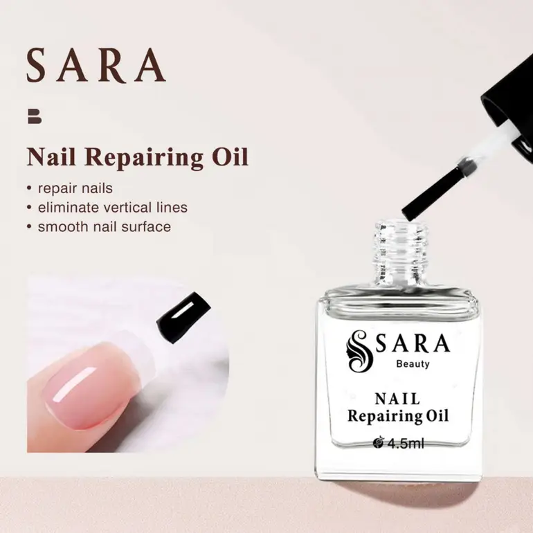 SARA, Beauty, oil, strengthening, nails, with biotin 2×1