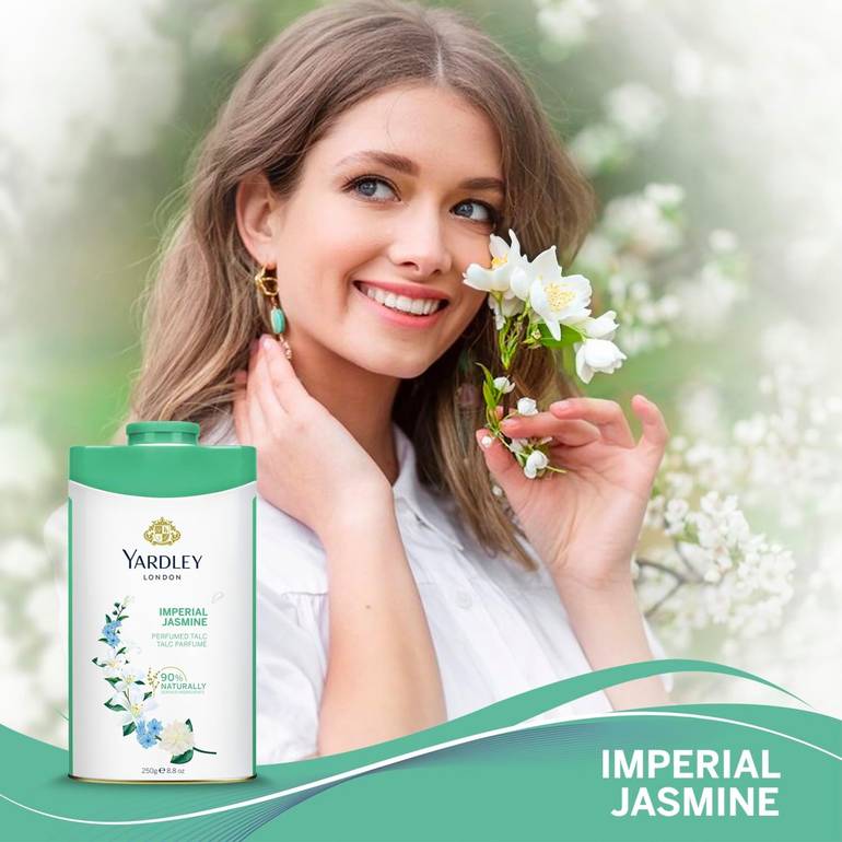 Yardley, Body, Powder, Imperial, Jasmine, - 250g