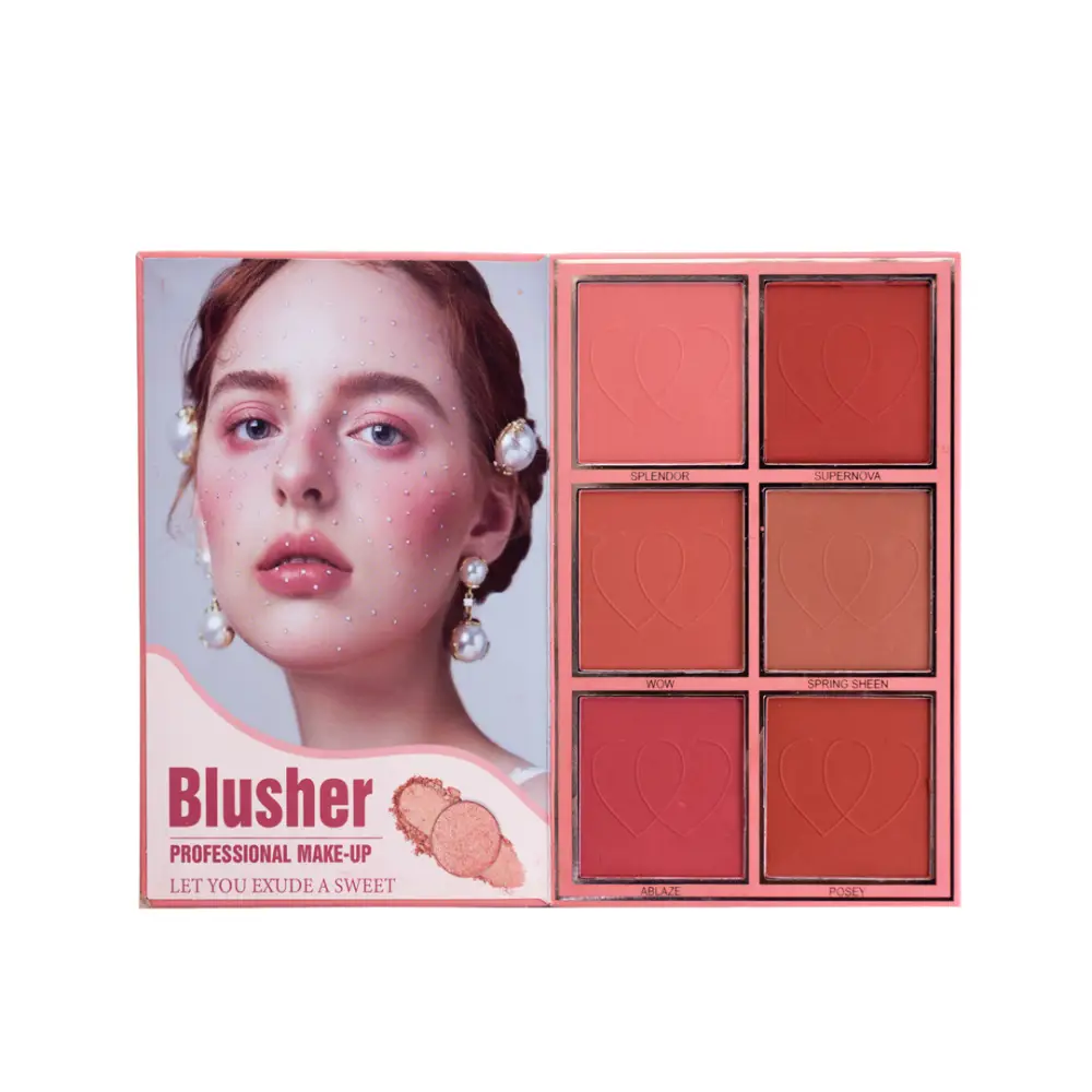 Christine, 3-in-1 Palette, Eyeshadow + Highlighter + Blush - CH-K2309
