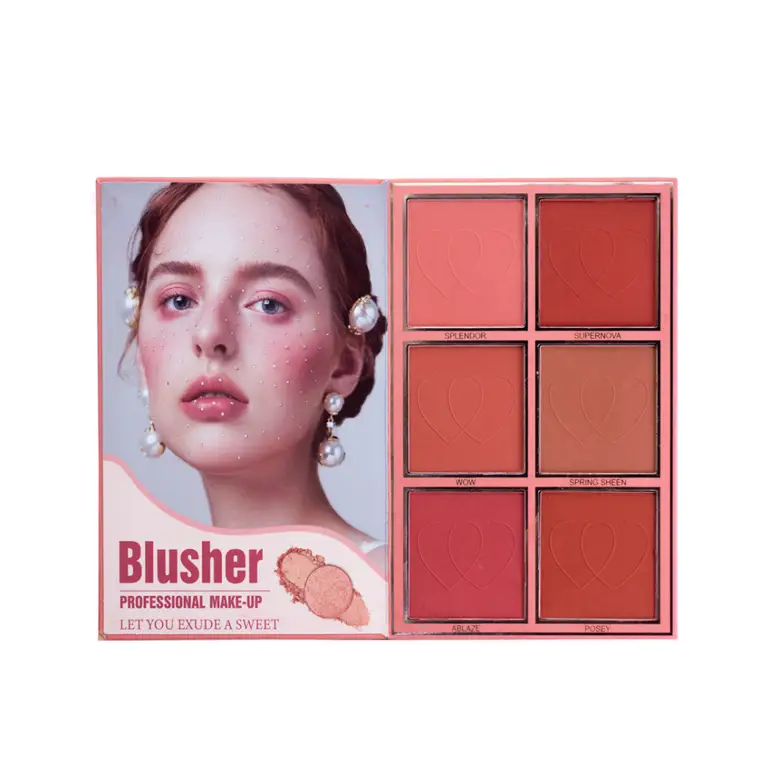 Christine, 3-in-1 Palette, Eyeshadow + Highlighter + Blush - CH-K2309