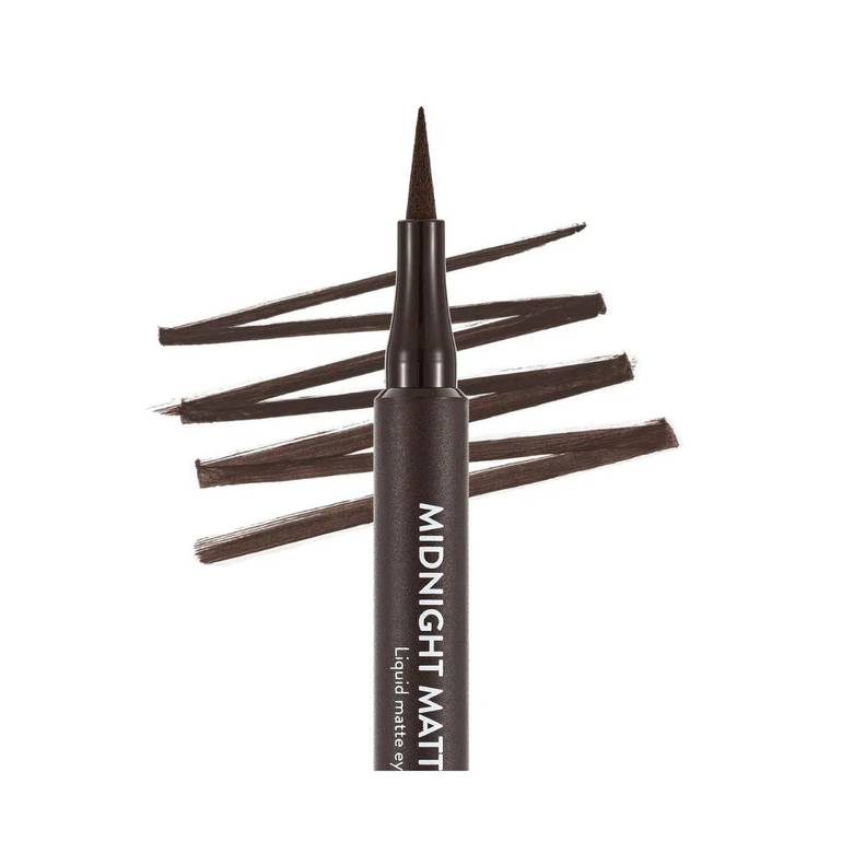 Flormar, Matte Liquid Eyeliner, Midnight, - 02 Brown