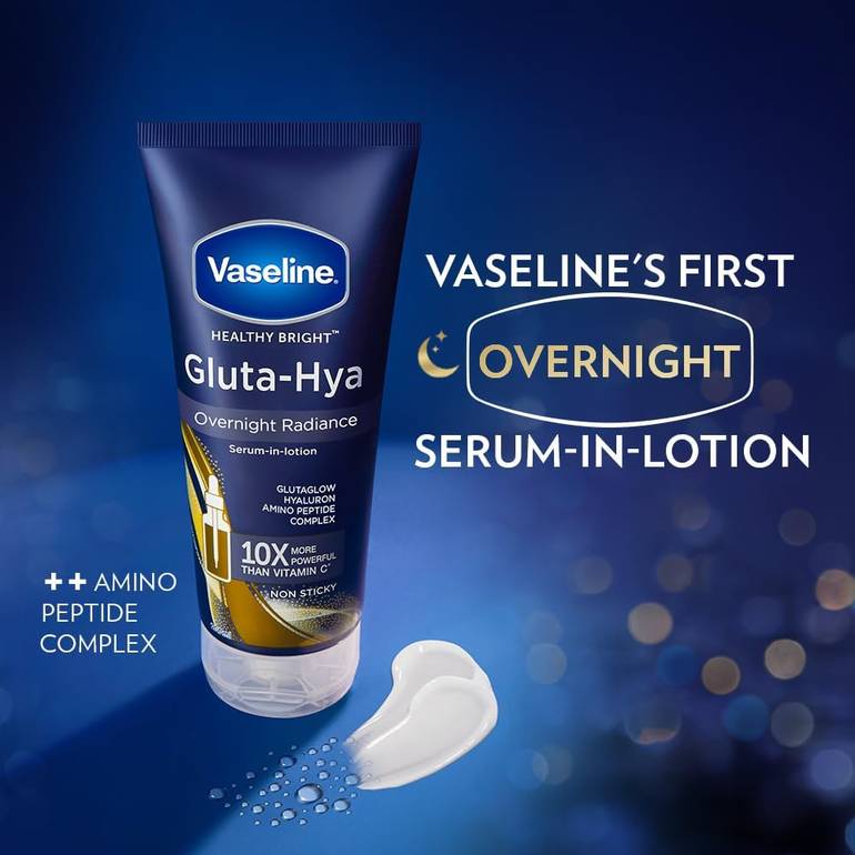Vaseline, Serum Boost Lotion, Night Glow Restoration, 10