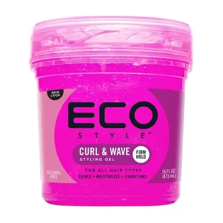 Eco, Style Hair Styling Gel, Alcohol-Free, - For Curly Hair