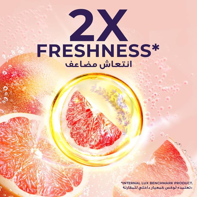 لوكس, غسول جسم, الجريب فروت المنعش, - 500مل