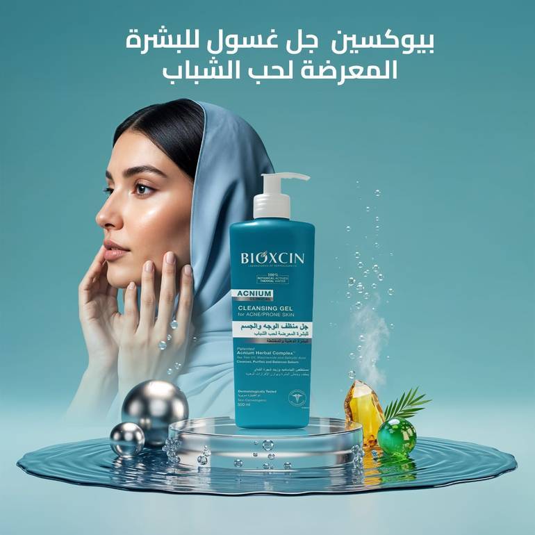 Bioxcin Acnium Clinical Cleansing Gel for Acne-Prone Skin