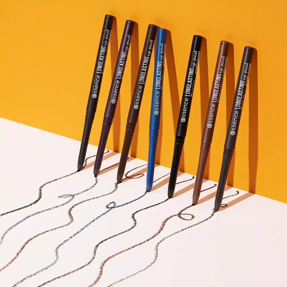 Essence, Long-Lasting Eyeliner Pencil - 34 Sparkling Black