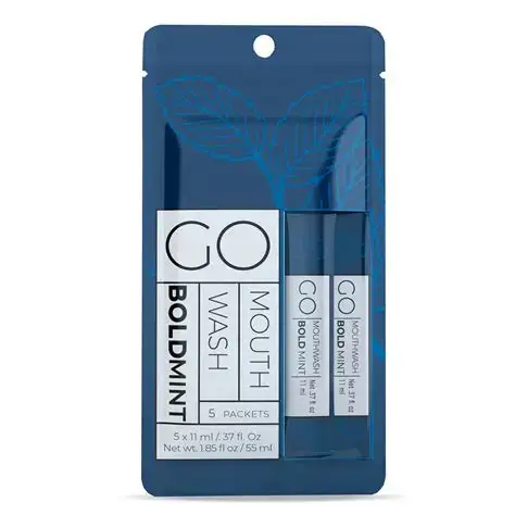 go, Mouthwash Sachets, Mint - 5 Sachets