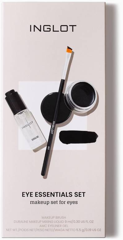 Inglot Eyebrow Gel Set + Brush + Dioraline Drops