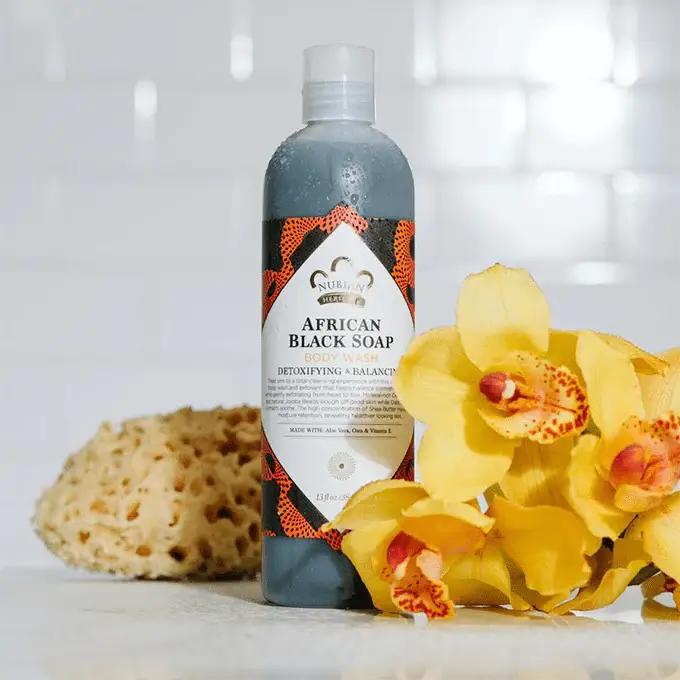 Nubian heritage, wash, scrub, body, black, African,