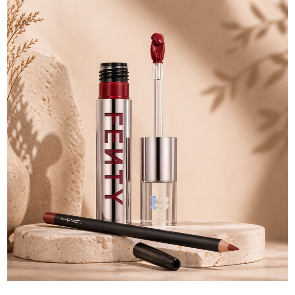rozy, Lip Liner + Liquid Lipstick 