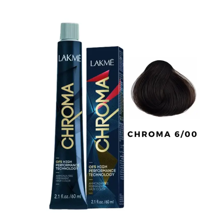 Lakme, Hair Dye, Chroma, Ammonia-Free - 6/00 Dark Blonde