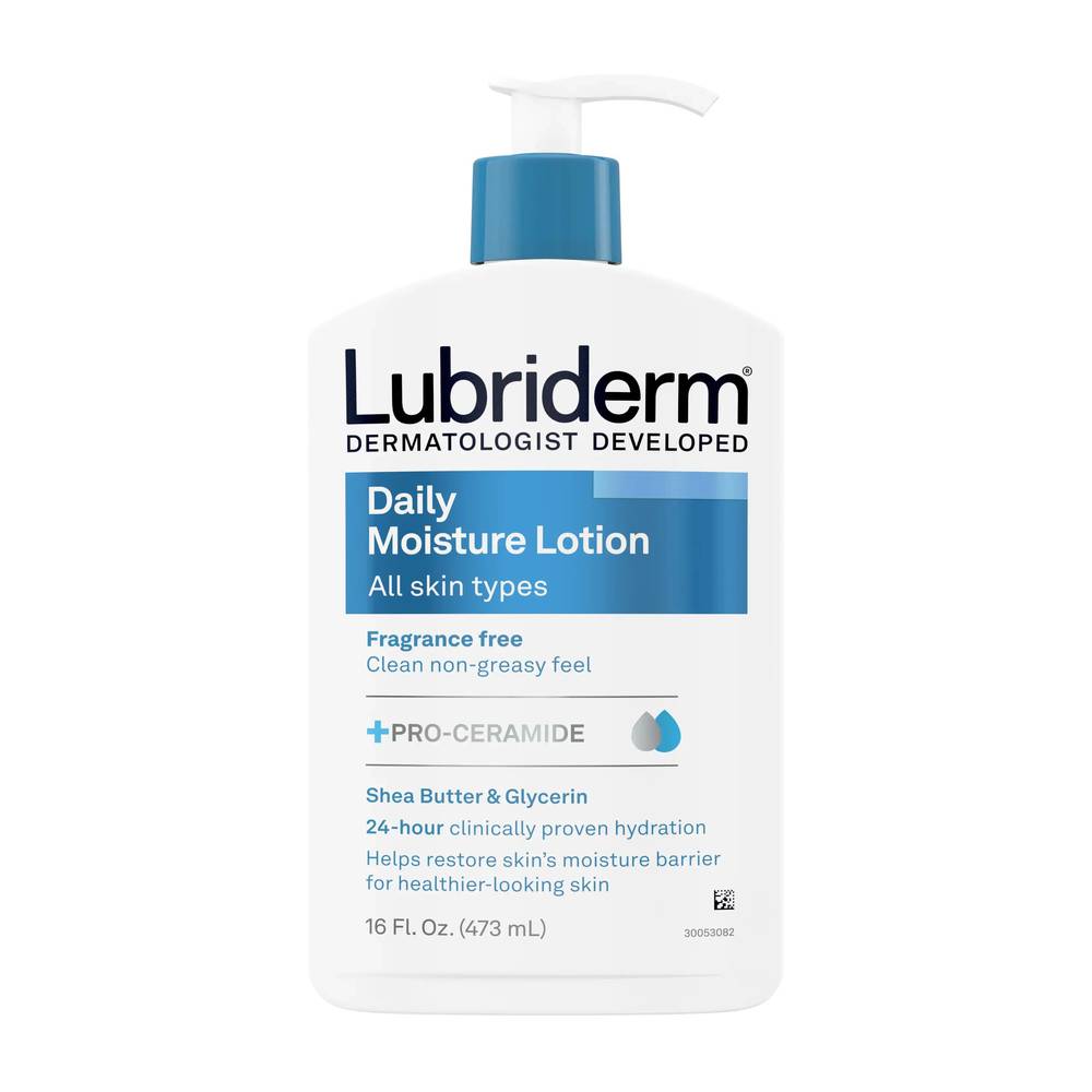 Lubriderm, Daily Moisturizing Lotion, For All Skin Types - 473ml