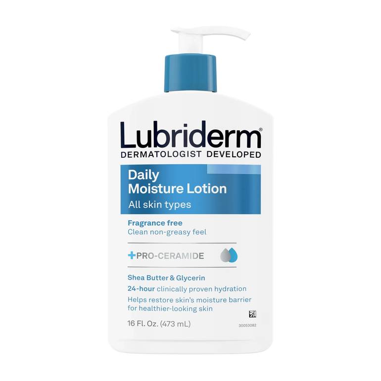 Lubriderm, Daily Moisturizing Lotion, For All Skin Types - 473ml