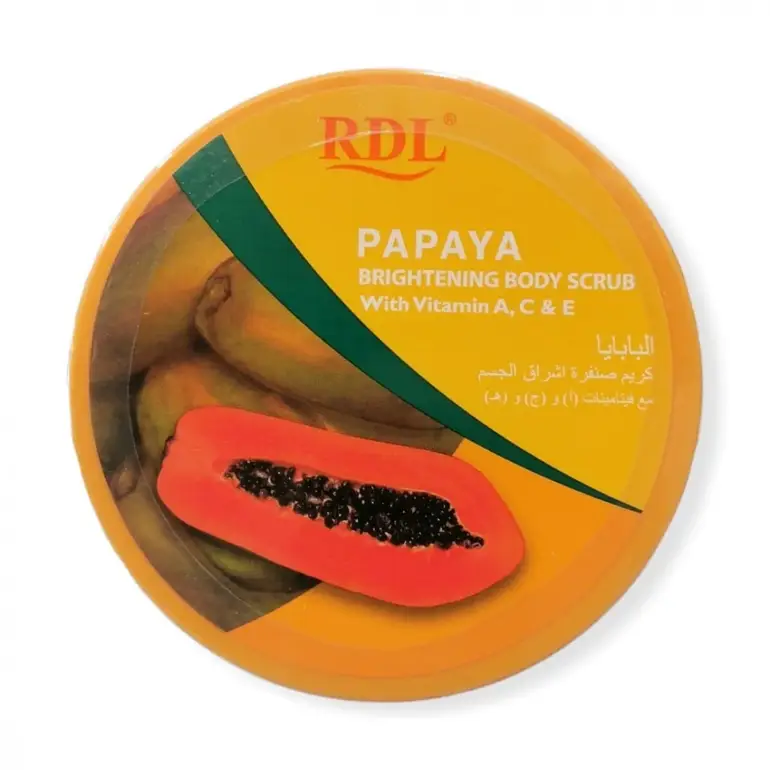 RDL, Body Scrub, Papaya, Extract, 250g