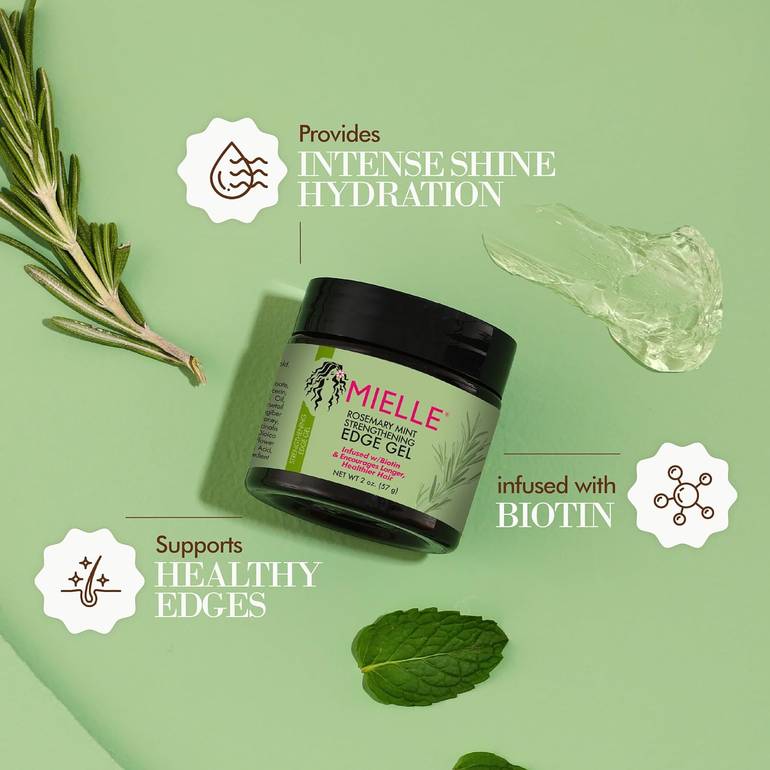 Mielle Organics Styling and Strengthening Gel with Rosemary, Mint and Biotin