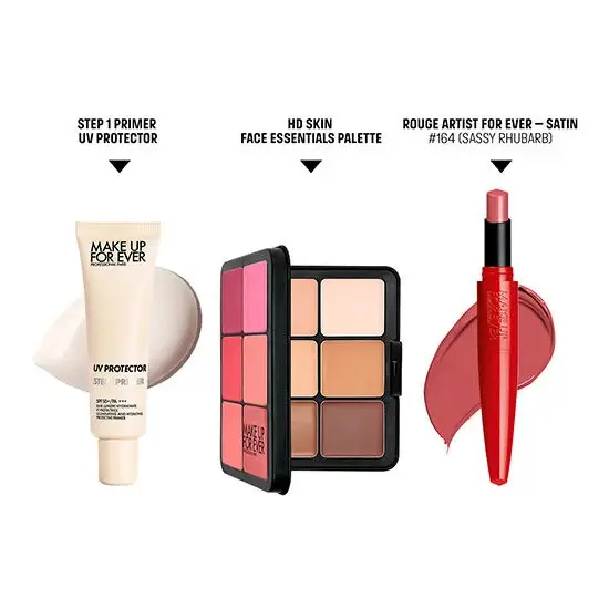 Make Up For Ever, Luminous Face Set, - 3 pieces