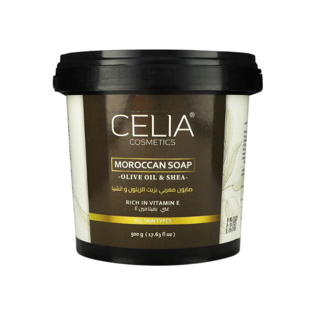 Celia, Moroccan Soap, with Olive Oil and Shea, - 500g