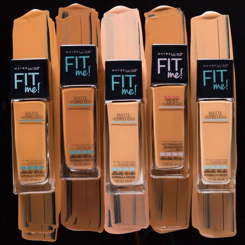  Maybelline New York Fit Me Matte + Poreless Foundation No. 130 BUFF BEIGE