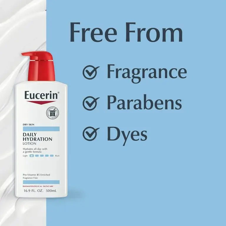 Eucerin, Daily Moisturizing Lotion, for Skin, - 500 ml