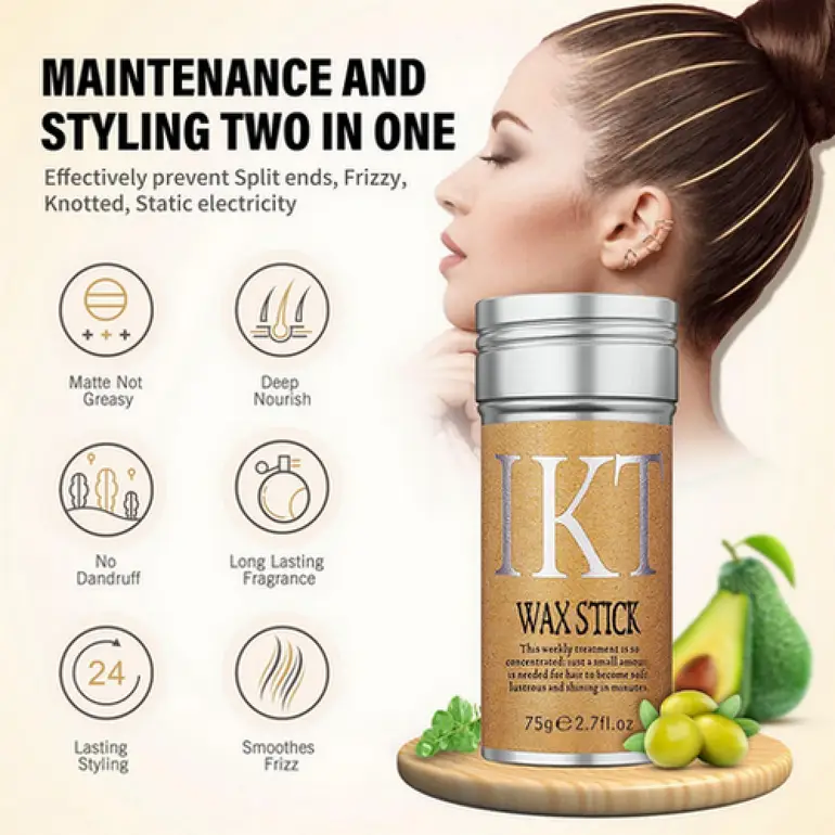 IKT, Wax, Stick, Pen, Wax, For Hair Styling, - 75 g