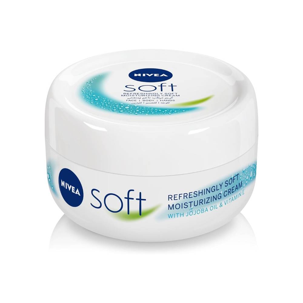 NIVEA Soft Cream, Moisturizing and Softening Cream, 200ml