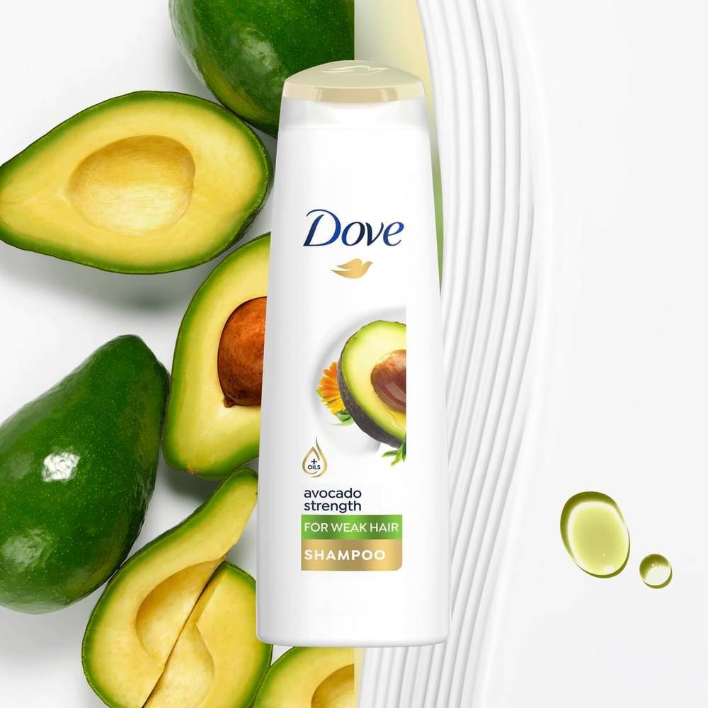 Dove, Avocado Power Shampoo, for Dry Hair - 400ml