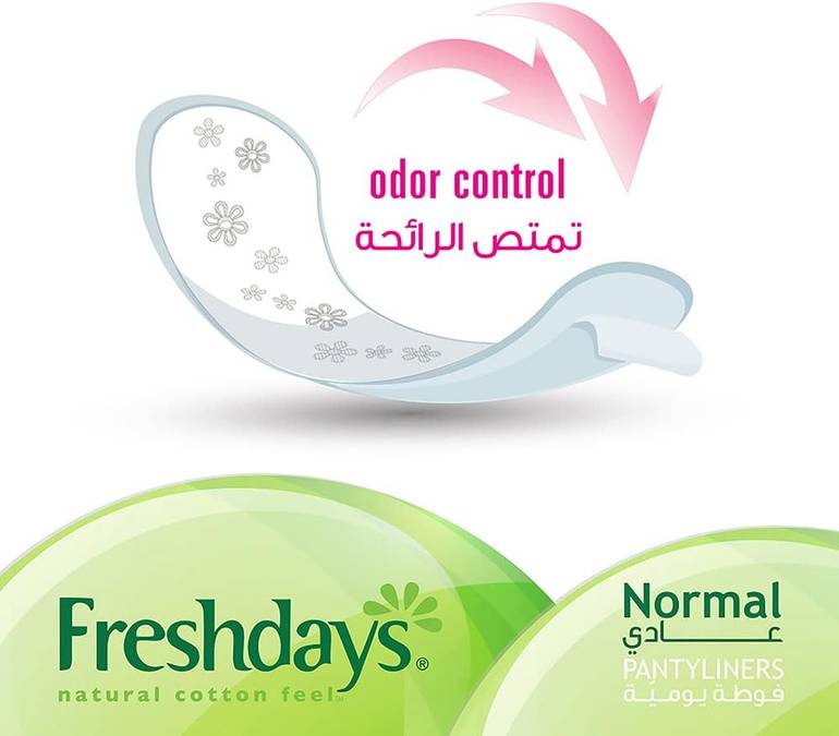 Freshdays, Daily Panty Liners for Women, Regular, 72 Pads