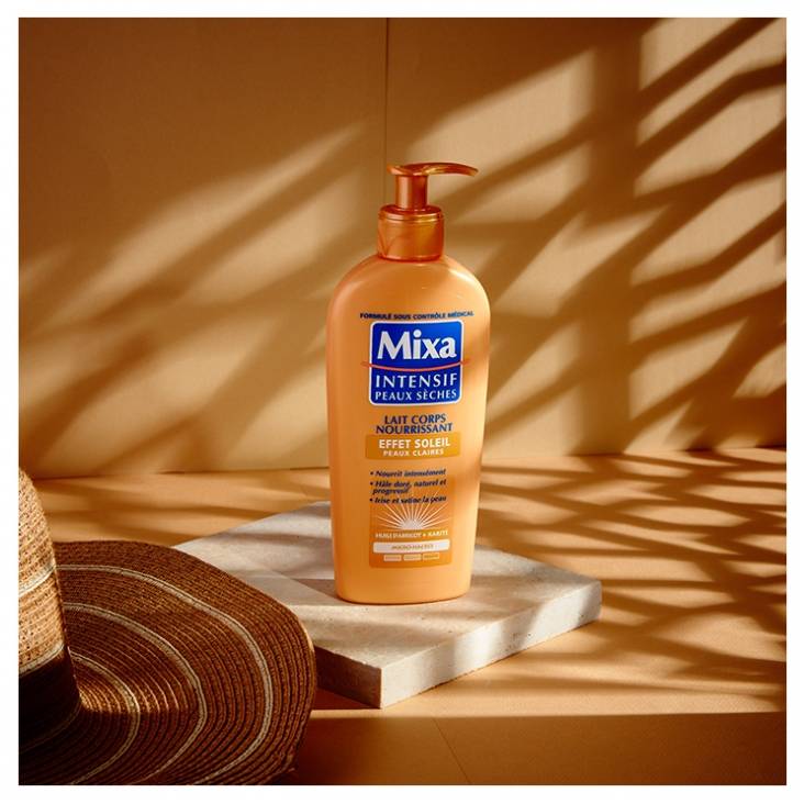 Mixa Nourishing Body Lotion with Gradual Tanning Effect for Fair Skin