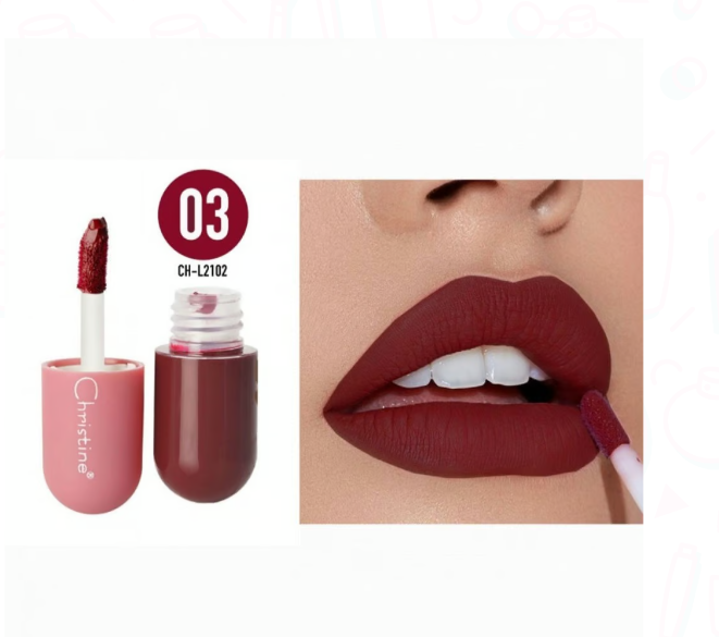 Christine-Rouge-liquid-honey-love-mini-lips No. - W03