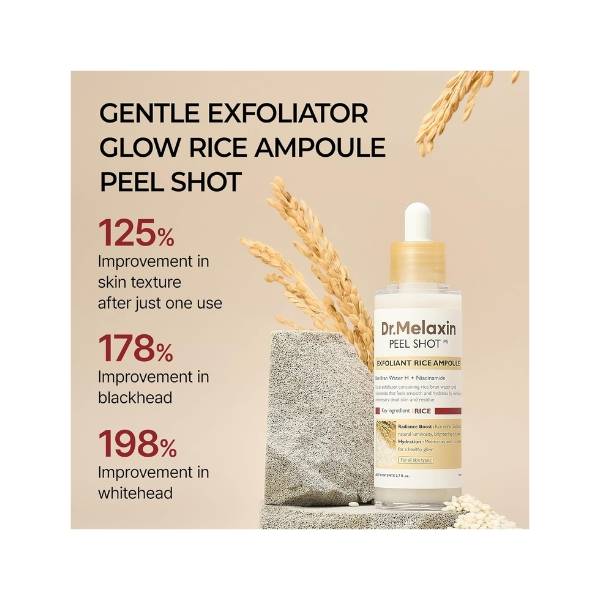 Dr. Melaxin, Rice Ampoule, exfoliating Whit , -80ml