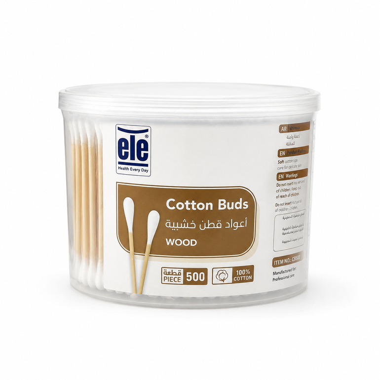 Cotton Buds Wooden Sticks 500 Pieces