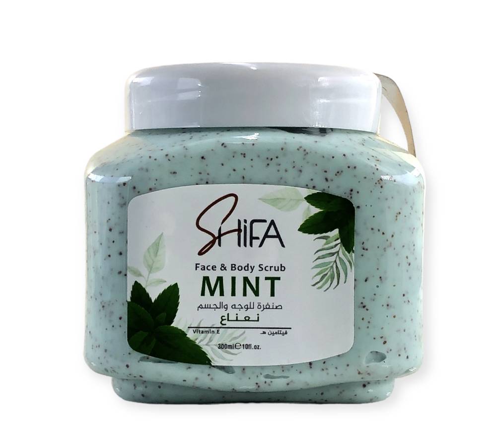Shifa, Face and Body Scrub with Mint, 300ml