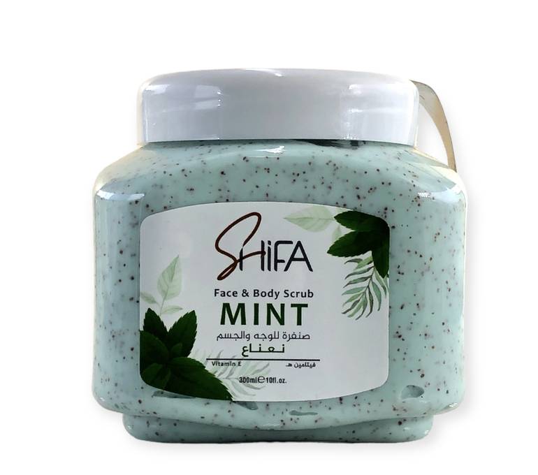 Shifa, Face and Body Scrub with Mint, 300ml