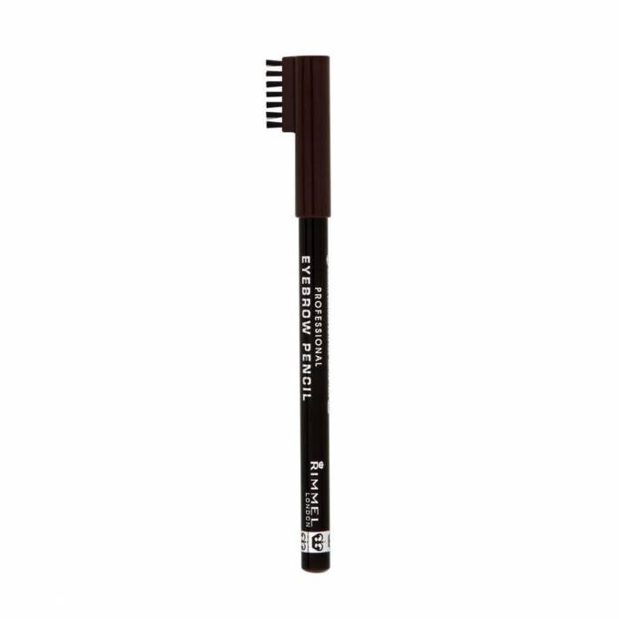 Rimmel, Brow This Way Eyebrow Pencil - 004 Black Brown