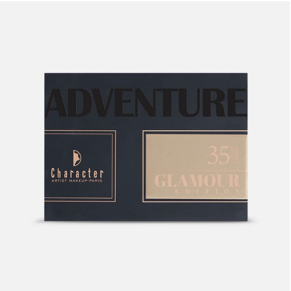 Character, Adventure Glamour Edition Eyeshadow Palette - 35 Shades